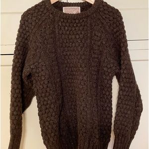 Cableknit sweater